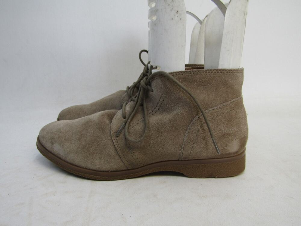 Franco Sarto Womens Size 7.5 M Brown Suede Laces Ankle Fashion Boots Booties